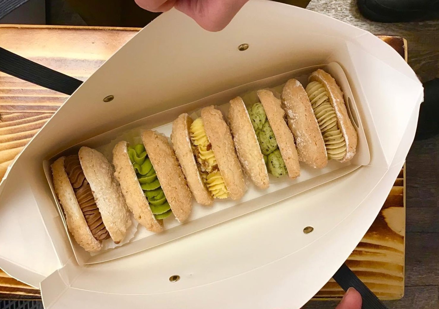 A box of dacquoise